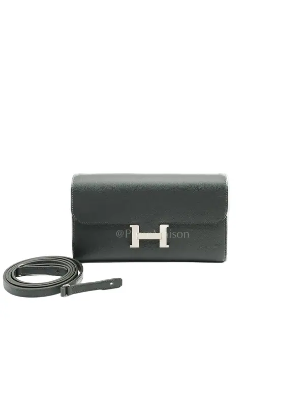 Hermes Constance To Go in Vert Mangrove Evercolor Leather Palladium Hadware Stamp K(2025)